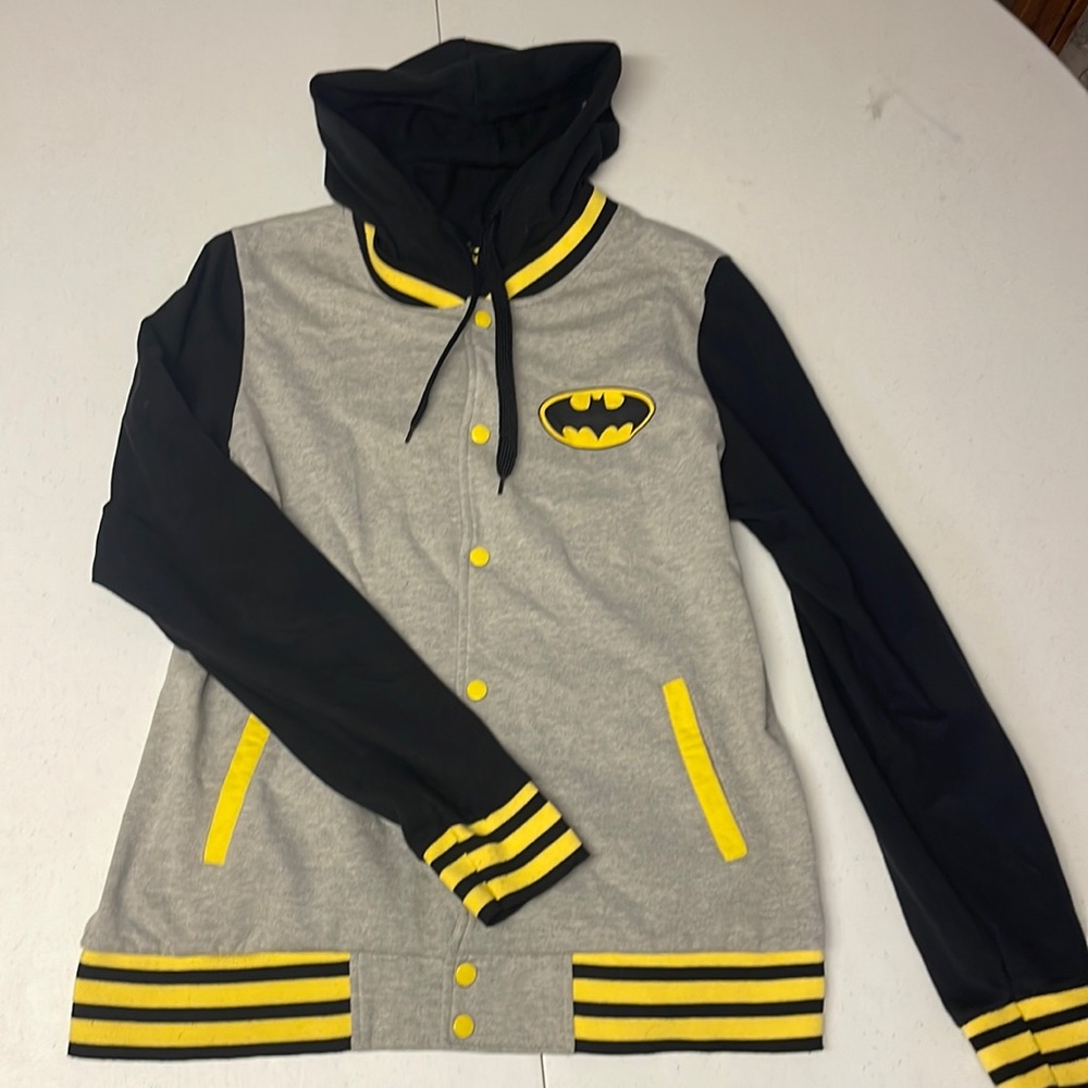 Batman button up hoodie. XL